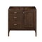 James Martin Vanities Addison 36in Single Vanity, Mid-Century Acacia w/ 3 CM Carrara White Top E444-V36-MCA-3CAR - alternate 5